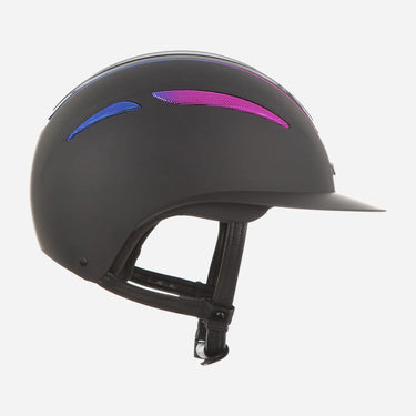 Evoke Callisto Wide Peak Riding Hat Galaxy 24 Black.| Online For Equine