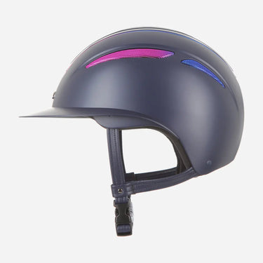 Evoke Callisto Wide Peak Riding Hat Galaxy 24 Navy| Online For Equine