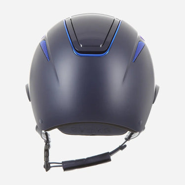 Evoke Callisto Wide Peak Riding Hat Galaxy 24 Navy| Online For Equine