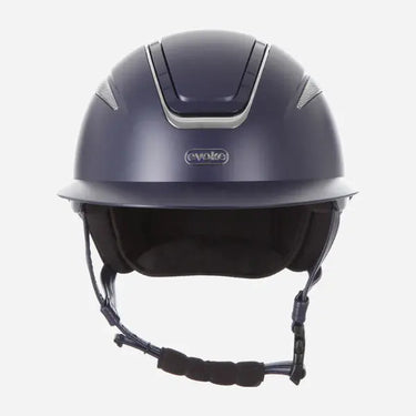 Evoke Callisto Wide Peak Riding Hat Navy Chrome| Online For Equine