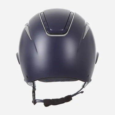 Evoke Callisto Wide Peak Riding Hat Navy Chrome| Online For Equine