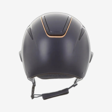 Evoke Callisto Wide Peak Riding Hat Navy Rose Gold| Online For Equine