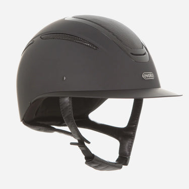 Evoke Elara Classic Peak Riding Hat Black/Carbon| Online For Equine