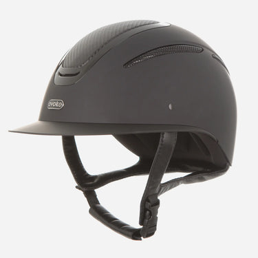 Evoke Elara Classic Peak Riding Hat Black/Carbon| Online For Equine