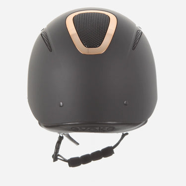 Evoke Elara Classic Peak Riding Hat Black/Rose Gold| Online For Equine