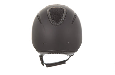 Evoke Elara Classic Peak Riding Hat Black/Viper/Steel Crystal Frame| Online For Equine