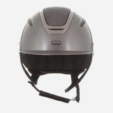 Evoke Elara Classic Peak Riding Hat Graphite/Gunmetal| Online For Equine