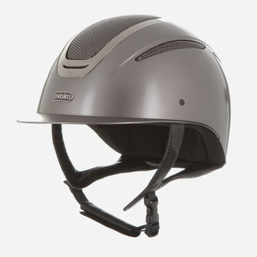 Evoke Elara Classic Peak Riding Hat Graphite/Gunmetal| Online For Equine