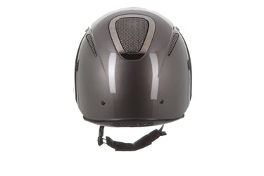 Evoke Elara Classic Peak Riding Hat Metallic Graphite/Gunmetal| Online For Equine