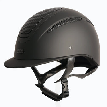 Evoke Elara Classic Peak Riding Hat Midnight Black Matt| Online For Equine