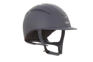 Evoke Elara Classic Peak Riding Hat Navy/Carbon| Online For Equine
