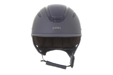 Evoke Elara Classic Peak Riding Hat Navy/Carbon| Online For Equine