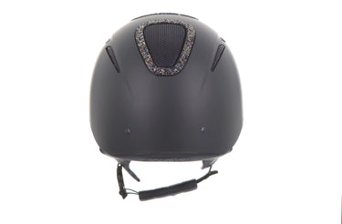 Evoke Elara Classic Peak Riding Hat Navy/Navy Crystal Frame| Online For Equine