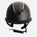 Evoke Elara Wide Peak Riding Hat Black/Gunmetal| Online For Equine
