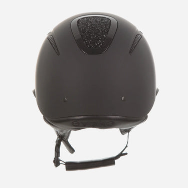 Evoke Elara Wide Peak Riding Hat Black/Jet Black Crystal| Online For Equine