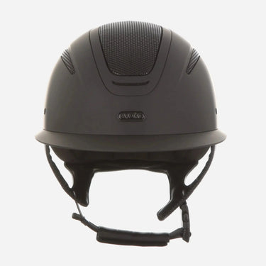 Evoke Elara Wide Peak Riding Hat Midnight Black Matt| Online For Equine