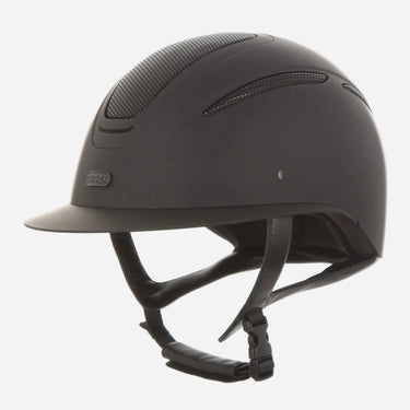 Evoke Elara Wide Peak Riding Hat Midnight Black Matt| Online For Equine