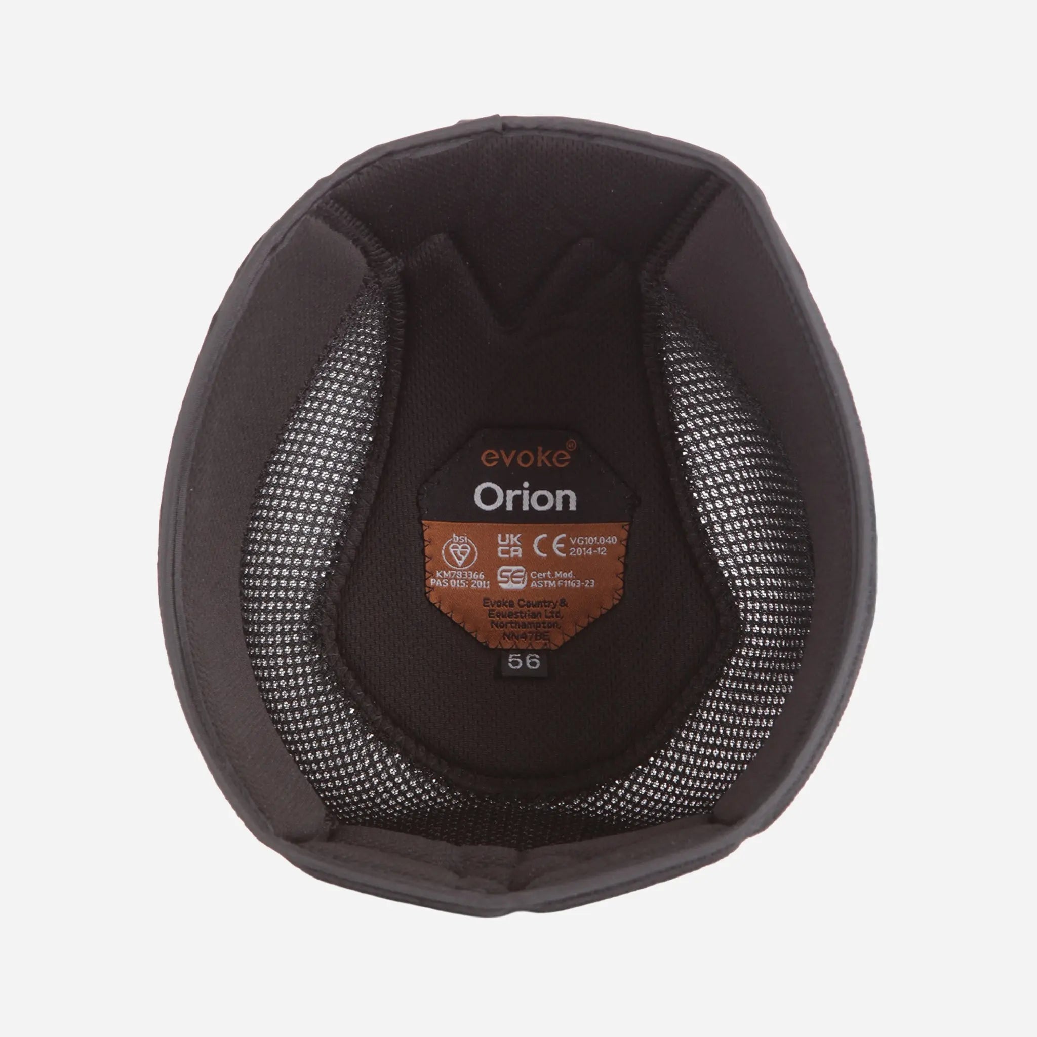 Evoke Orion Removeable Crown Padded Helmet Liner| Online For Equine
