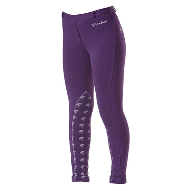Buy Firefoot Harden Jodphurs Horse Print Kids Plum | Online for Equine