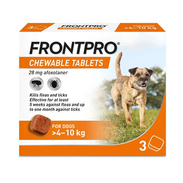 FRONTPRO® Chewable Tablets Flea & Tick Treatment for Dogs| Online For Equine