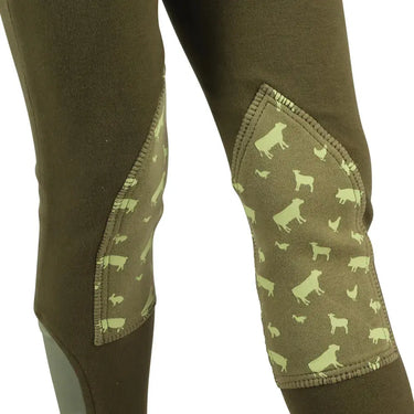 Farm Collection Tots Jodhpurs By Little Knight Olive Green| Online For Equine
