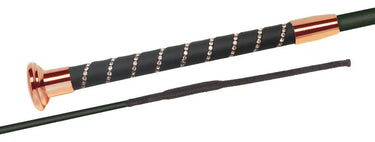 Buy Fleck Silk Touch Crystal Handle Dressage Whip| Online for Equine