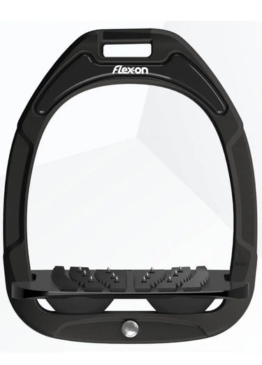 Buy Flex-On Green Composite 2 Adults Lightweight Stirrups Black With Black Inclined Ultra Grip Tread & Black Elastomers| Online for Equine