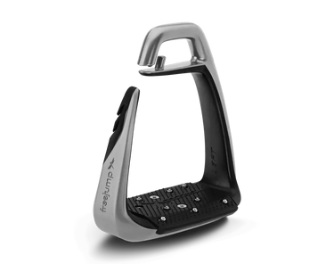 Freejump Soft Up Classic+ Silver / Black Stirrups| Online For Equine