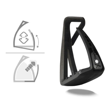 Buy Freejump Soft'Up Lite Black/Black Stirrups| Online for Equine