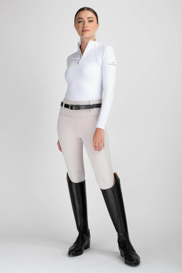 Buy Mochara Full Seat Pull On Equestrian Breeches in Stone | Online for Equine