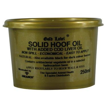 Buy Gold Label Solid Hoof Oil Natural | Online for Equine
