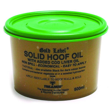Buy Gold Label Solid Hoof Oil Natural | Online for Equine