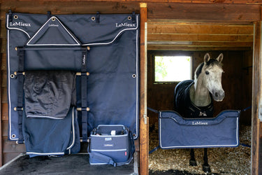 LeMieux Show Rug Hanging Rack Navy