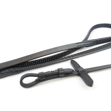 Buy Gallop Leather Flexi Rubber Billet Reins with Nylon Core| Online for Equine