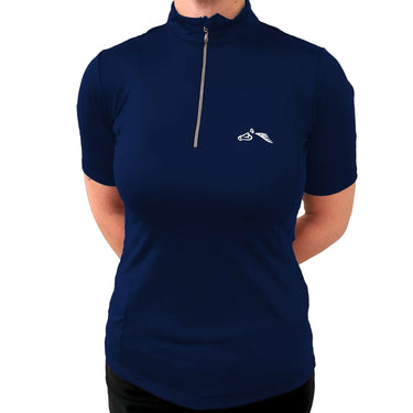 Gallop Short Sleeve Ladies Zipped Neck Base Layer| Online For Equine