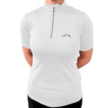 Gallop Short Sleeve Ladies Zipped Neck Base Layer| Online For Equine