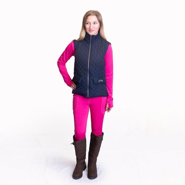 Gallop Womens Navy Gilet| Online For Equine