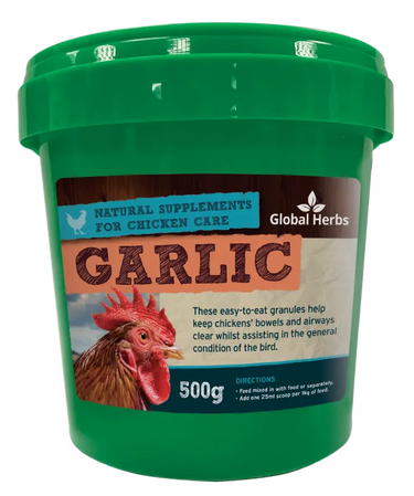 Buy Global Herbs Chicken Garlic 500G| Online for Equine