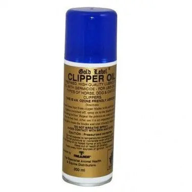 Buy Gold Label Clipper Oil Aerosol-200ml| Online for Equine