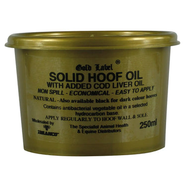 Buy Gold Label Solid Hoof Oil Natural | Online for Equine