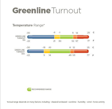 Bucas Greenline Turnout 100g Rug