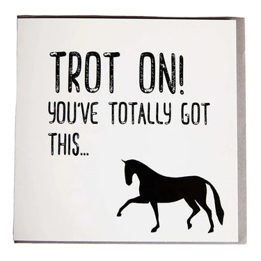 Gubblecote Foiled Greetings Card| Online For Equine