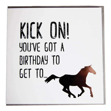 Gubblecote Foiled Greetings Card| Online For Equine