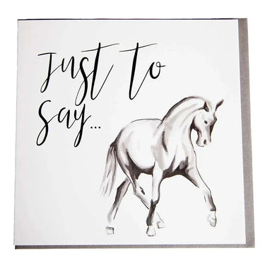 Gubblecote Foiled Greetings Card| Online For Equine