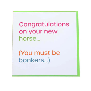 Gubblecote Humourous Greetings Card| Online For Equine