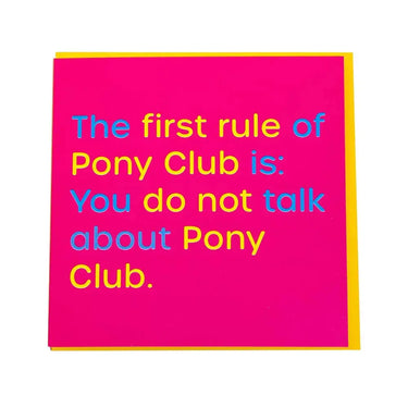 Gubblecote Humourous Greetings Card| Online For Equine