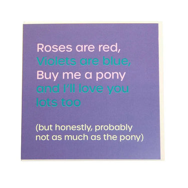 Gubblecote Humourous Greetings Card| Online For Equine