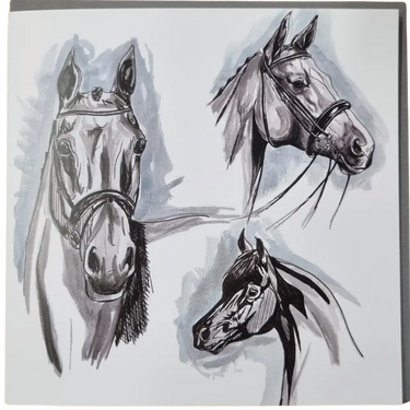 Gubblecote Watercolour Greetings Card| Online For Equine