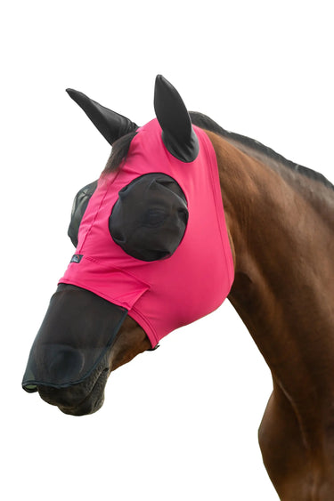 HKM Anti Fly Mask Elastic with Nose Protection| Online For Equine