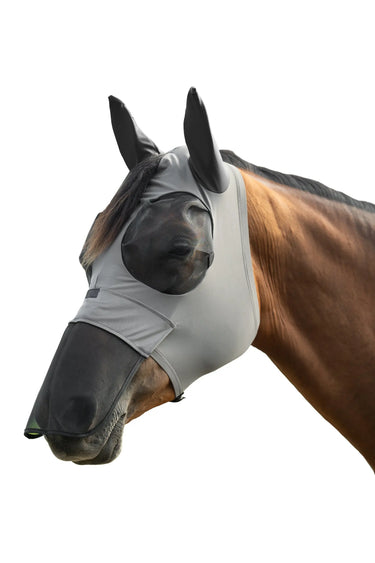 HKM Anti Fly Mask Elastic with Nose Protection| Online For Equine